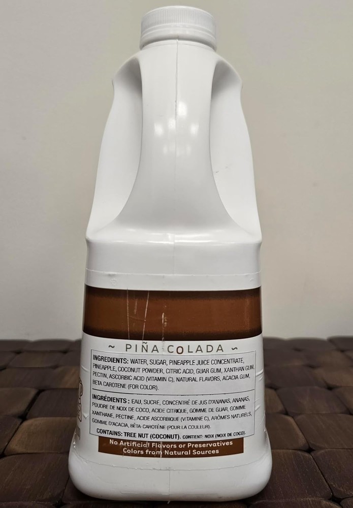 Real Fruit Smoothie Mix, Pina Colada, 64 Ounce