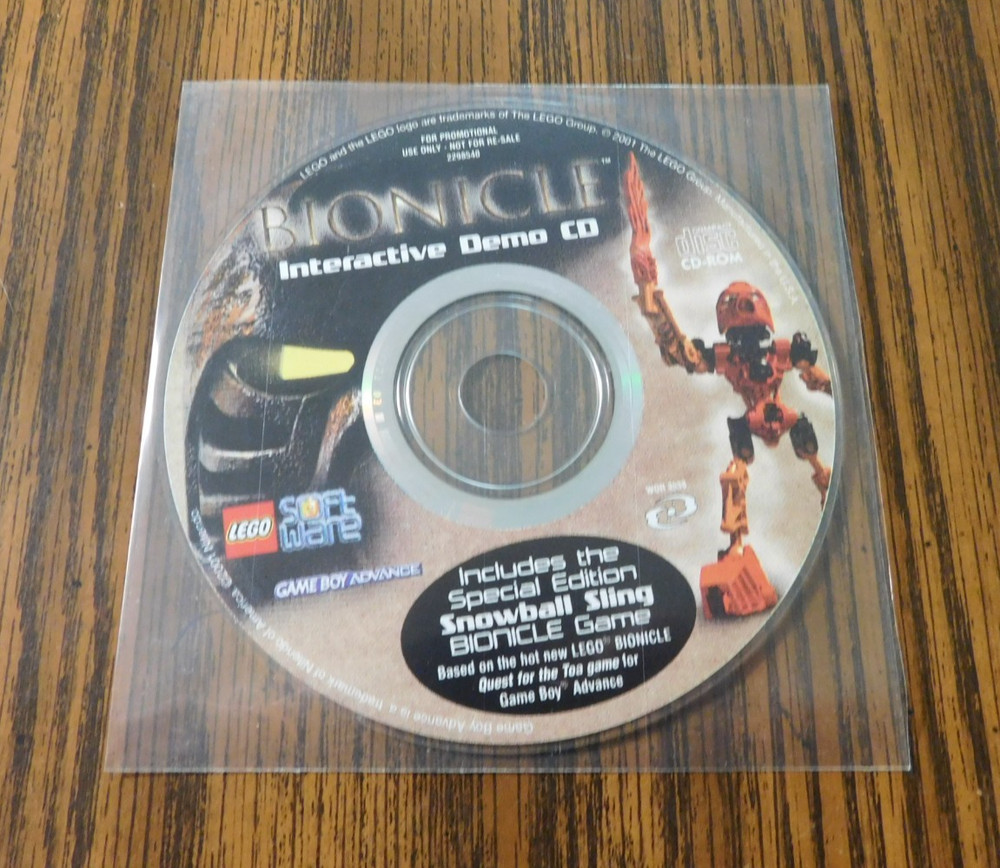 Bionicle Interactive Demo CD 2001