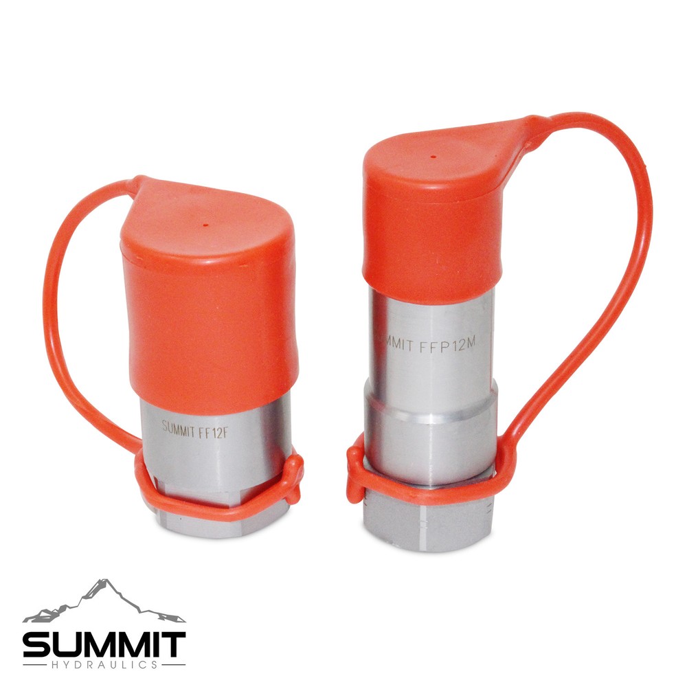 3/4″ NPT Flat Face Connect Under Pressure Hydraulic Quick Connect Coupler Set