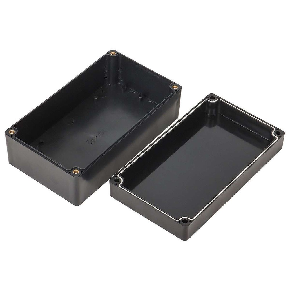 Waterproof Black Plastic Project Enclosure DIY Electrical Junction Box Dustproof