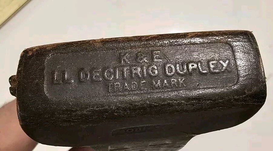 Vintage K&E LL Decitrig Duplex Sliding Scale SRT With Leather Case