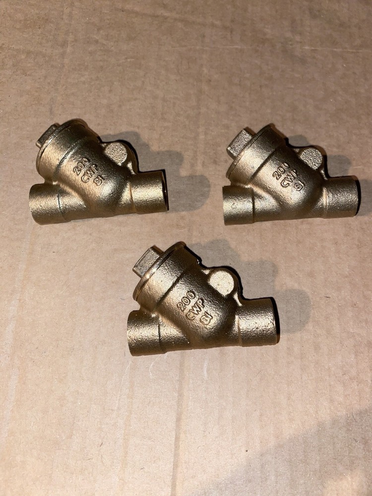 1/2 Inch Y Swing Brass Check Valves Nibco