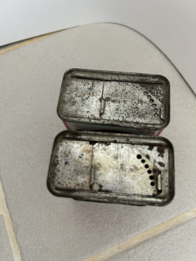 4 Different ACME, IDEAL Vintage Spice Tins