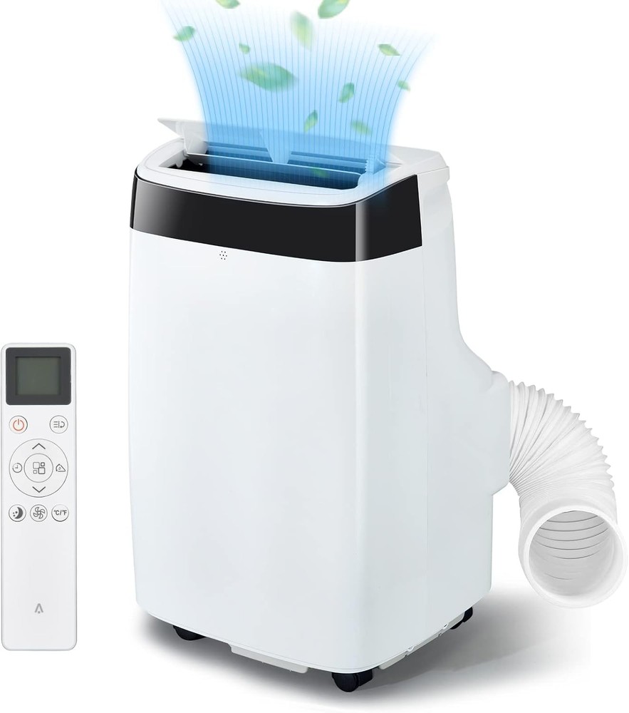 10000 BTU 3-IN-1 Portable Air Conditioner with Remote For Rooms Up to 450 Sq.ft