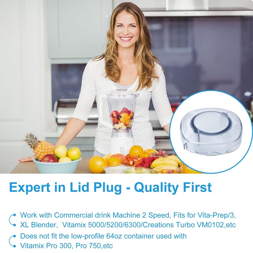 Lid Plug Replacement for Vitamix 64 Oz High Profile Container Blender Accessory