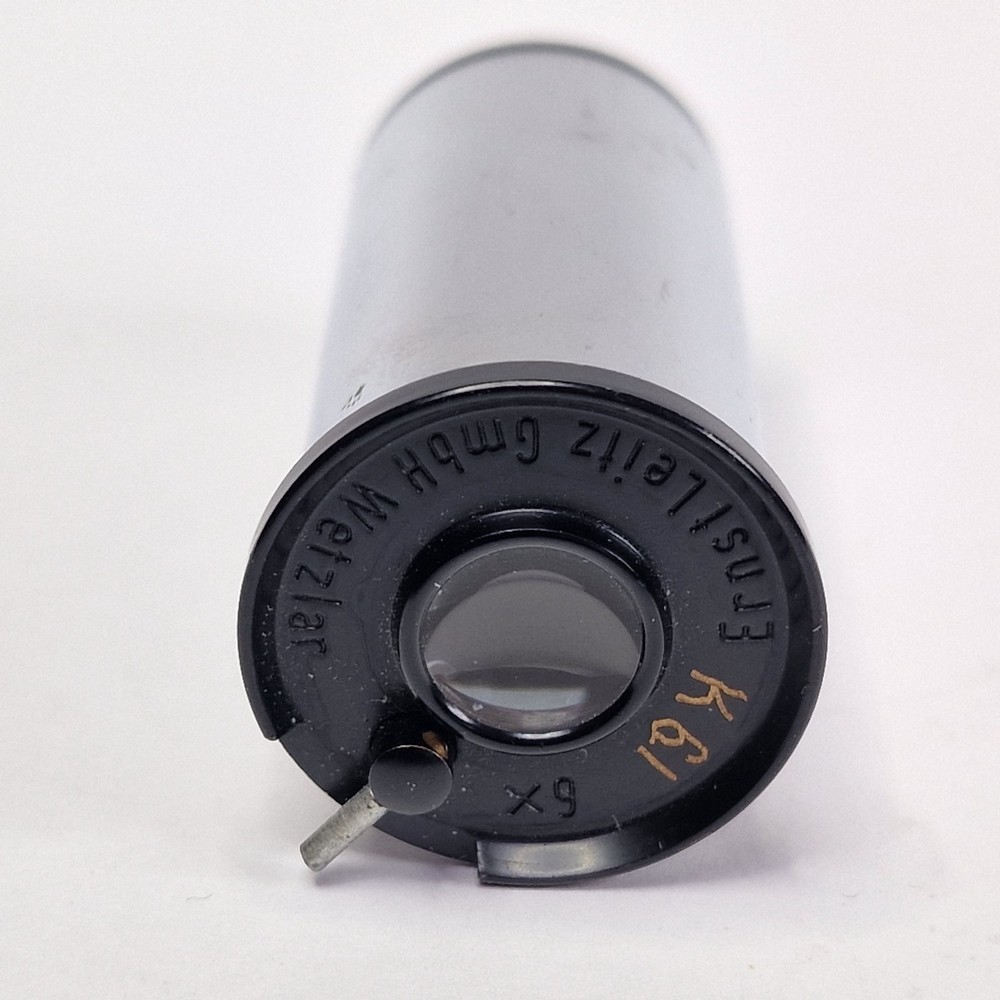 Leitz Wetzlar Vintage 6x Microscope Eyepiece WIth Pointer Reticle, Working