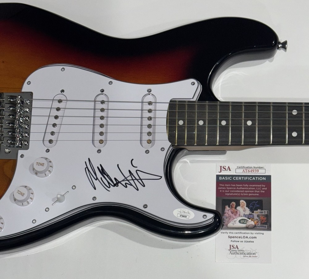 MELISSA ETHERIDGE SIGNED SUNBURST ELECTRIC GUITAR JSA COA