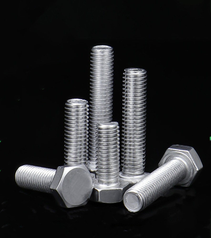 Aluminum Alloy 6061 Hexagon Bolts Hex Head Cap Screws