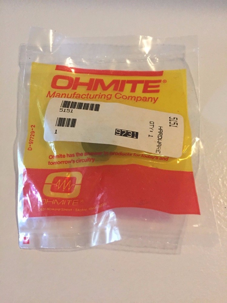 OHMITE FINGER GRIP KNOB 5151 D/C 9731