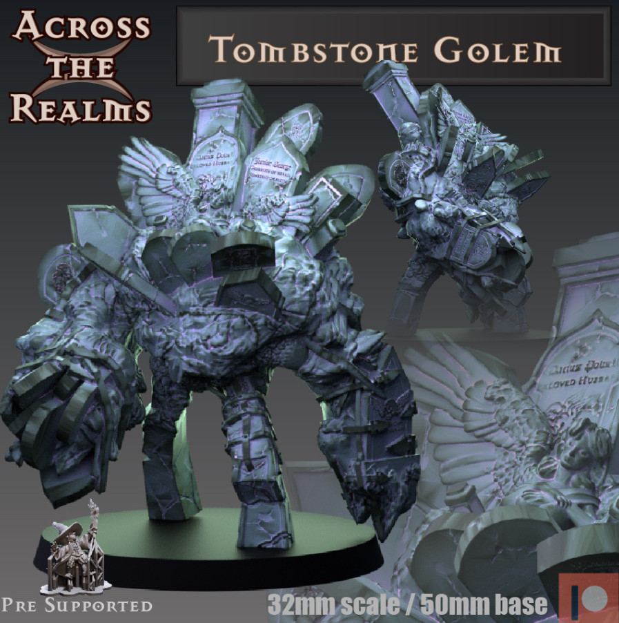 DnD Tombstone Golem