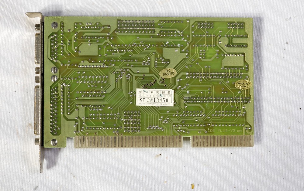 Vintage Generic IDE floppy game serial parallel adapter ISAC27
