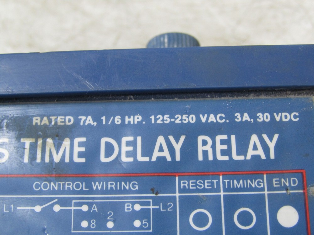 💥AUTOMATIC TIMING & CONTROLS 328MOS TIME DELAY RELAY 125-250 VAC 30 VDC