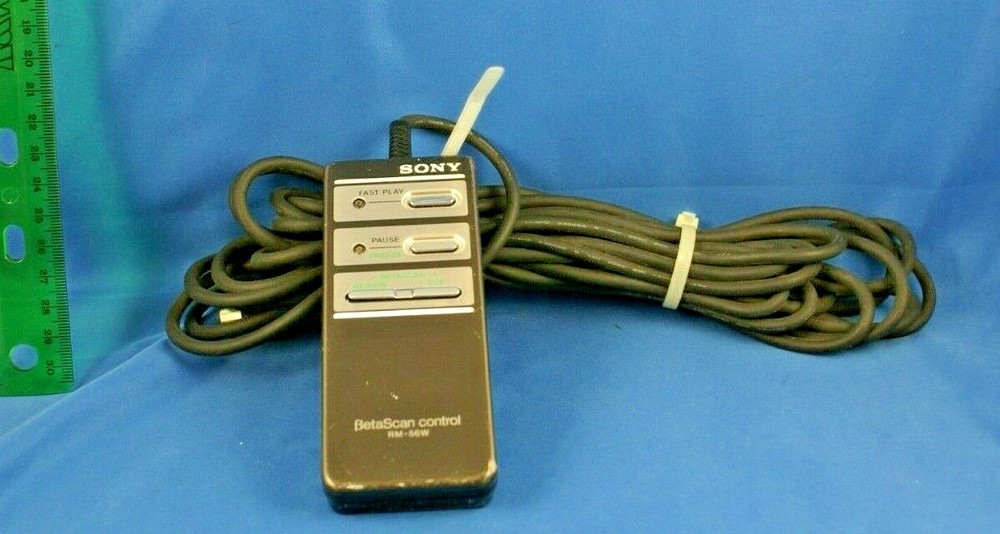 Sony Betamax Wired Remote Control RM-56W