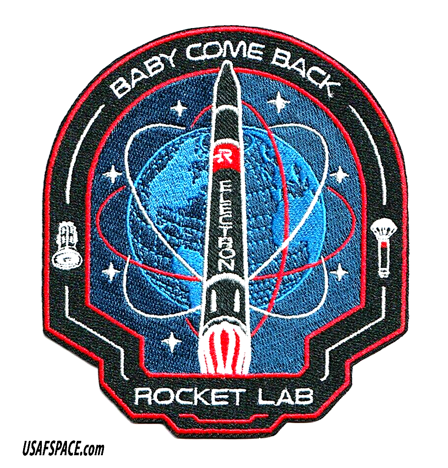 ROCKET LAB 38-Baby Come Back-ELECTRON-Launch-NASA-BlackSky-SPACE Mission PATCH