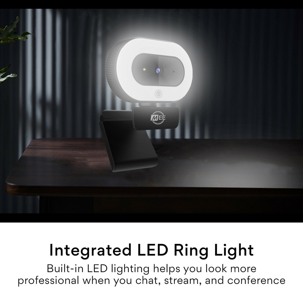 MEE audio CL8A 1080p Live Webcam with LED Ring Light (USED)