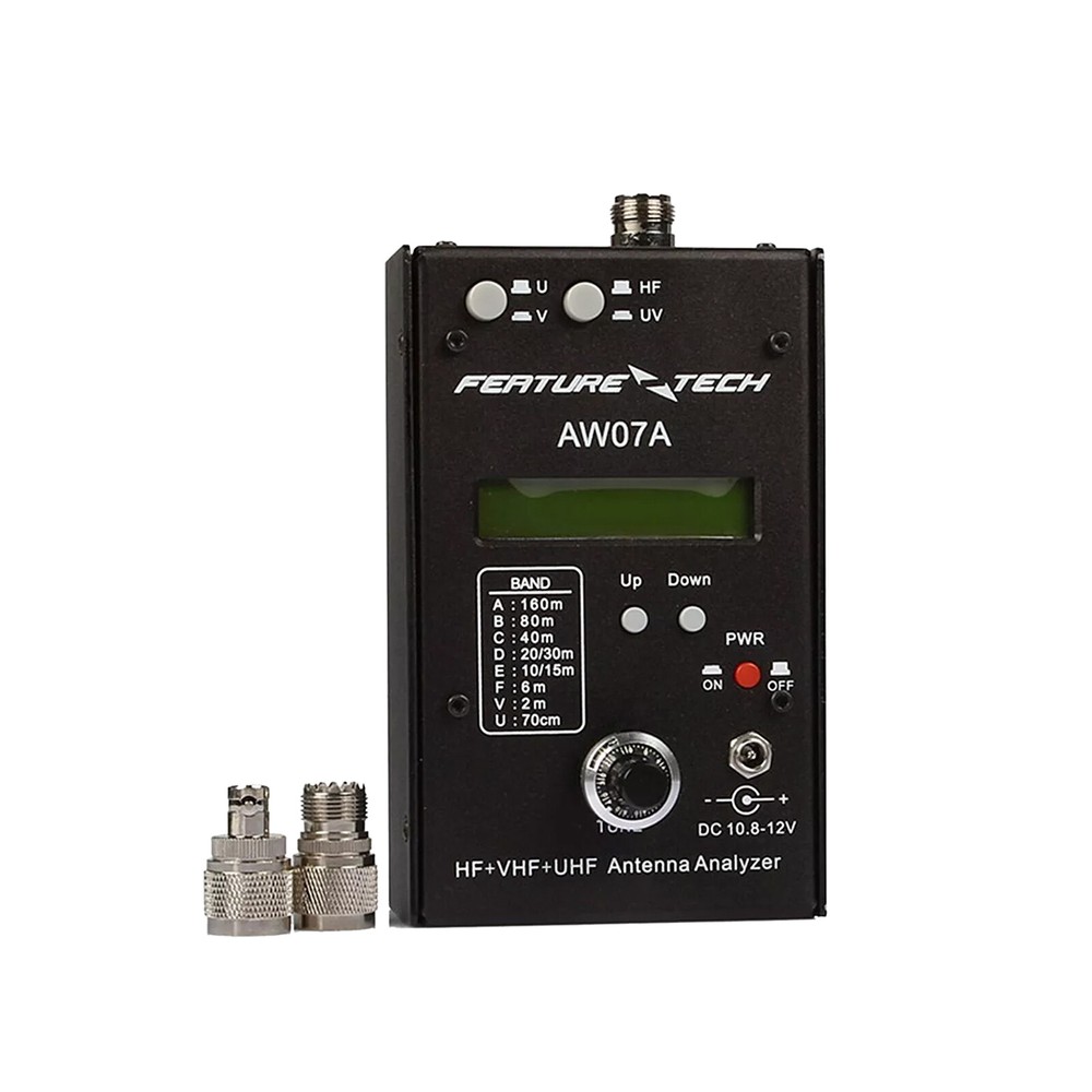 HF VHF UHF Antenna Analyzer SWR Meter RF Impedance & Frequency Tester