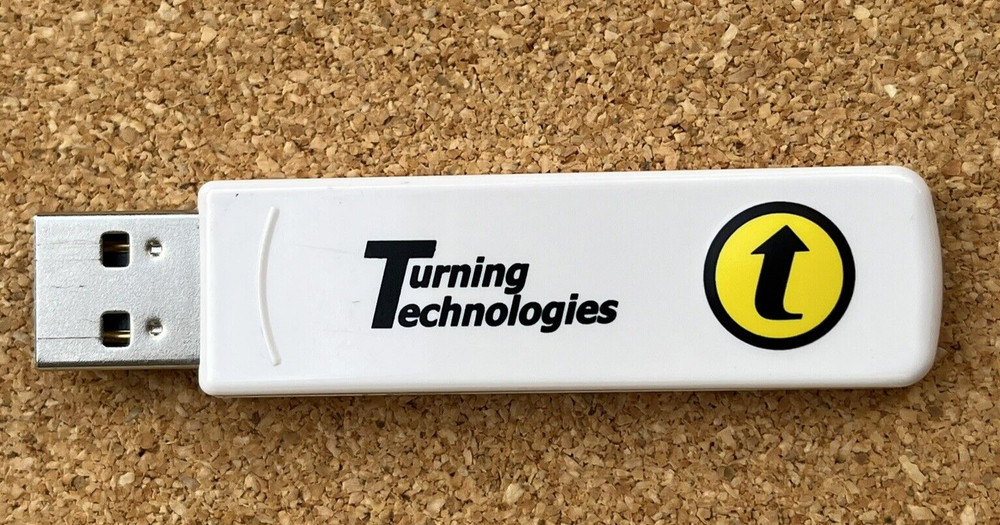 5 TURNING TECHNOLOGIES RRRF-04 USB RF RECEIVER FOR RF AND NXT CLICKER SYSTEMS