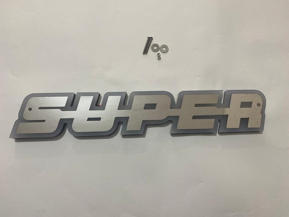 For SCANIA LED Emblem Text ( SUPER ) 24V / WHITE