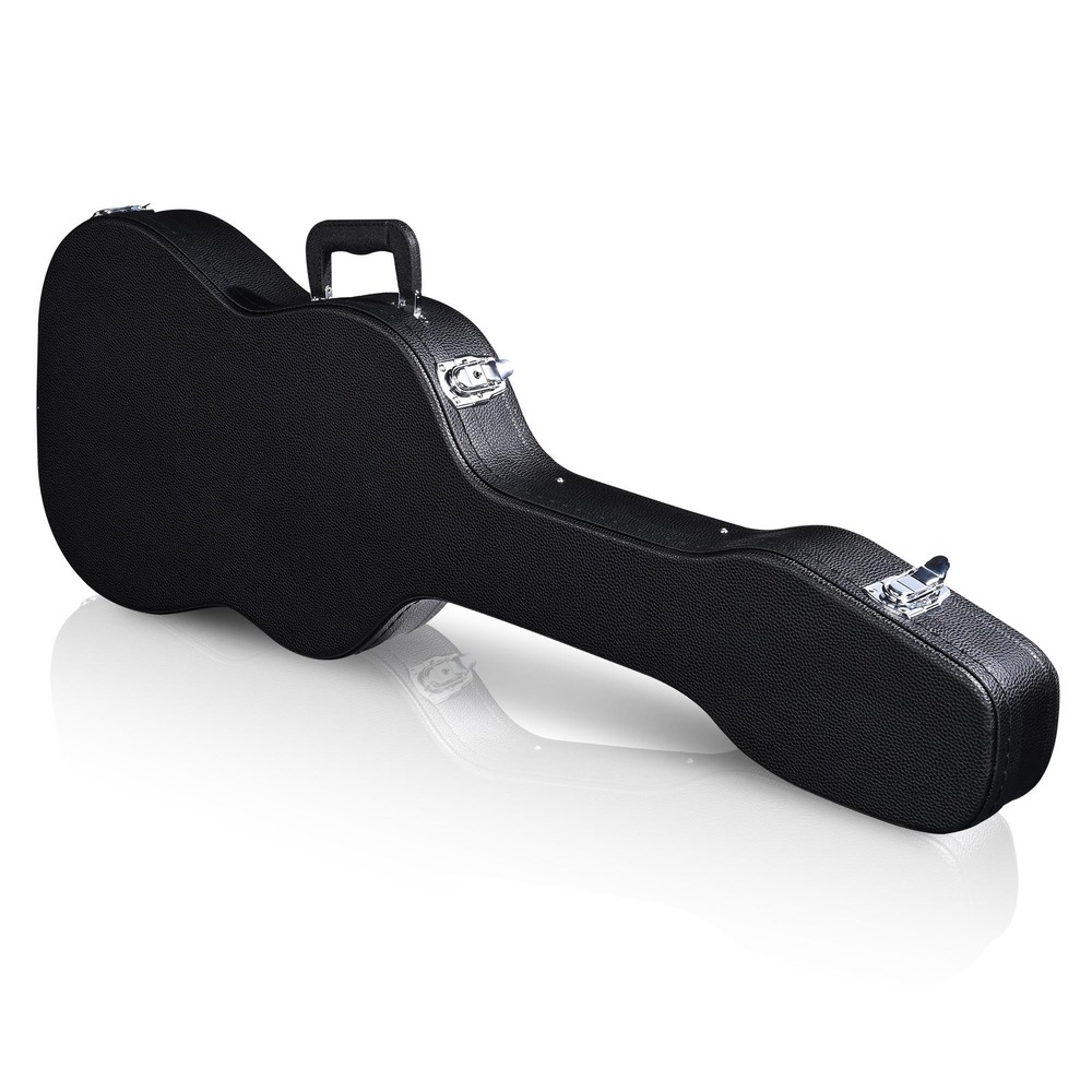Electric Guitar Hardshell Case 41" Stratocaster Style Shockproof Black