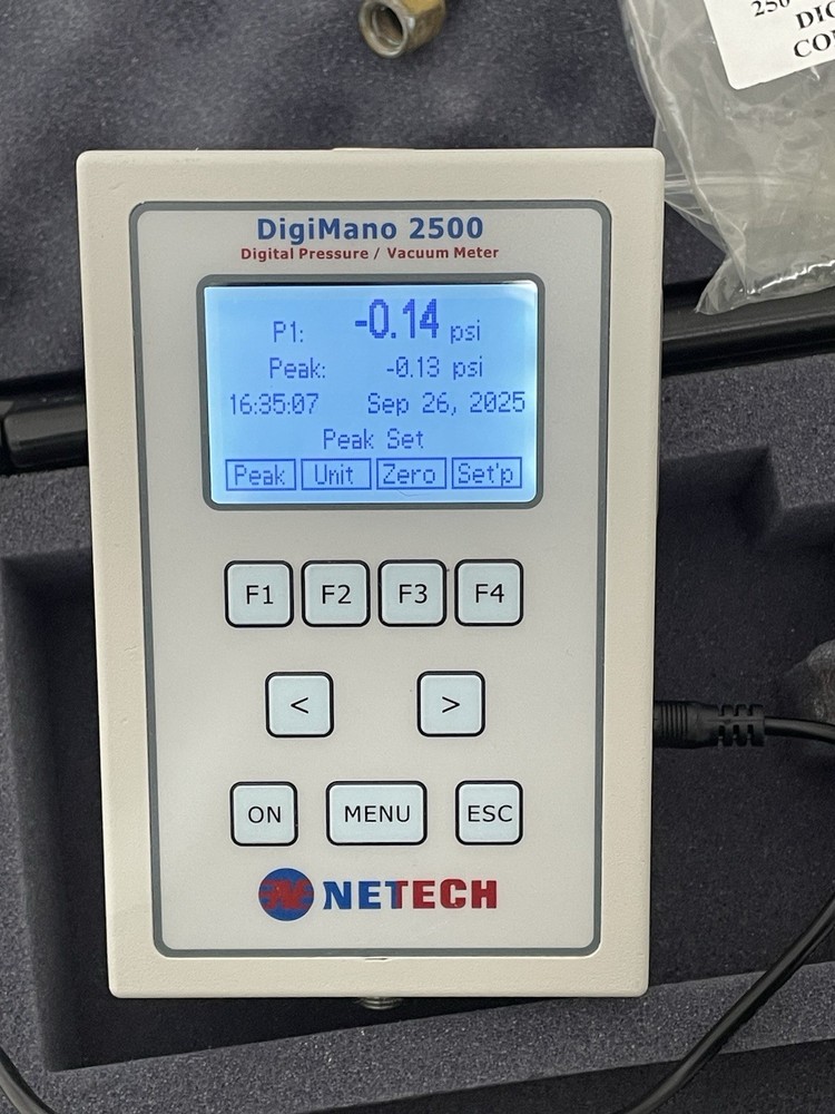 NETECH DIGIMANO DIGITAL PRESSURE / VACUUM METER 2500