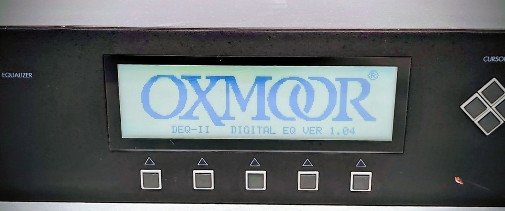 Oxmoor DEQ-II High-resolution Programmable Digital Equalizer with Power Cord
