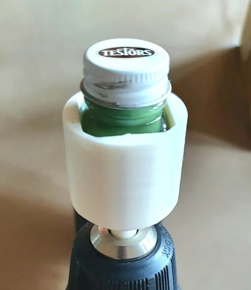 Vortex Mixer Spinner Stirrer Shaker Drill Attachment Testors Paint 1/4oz