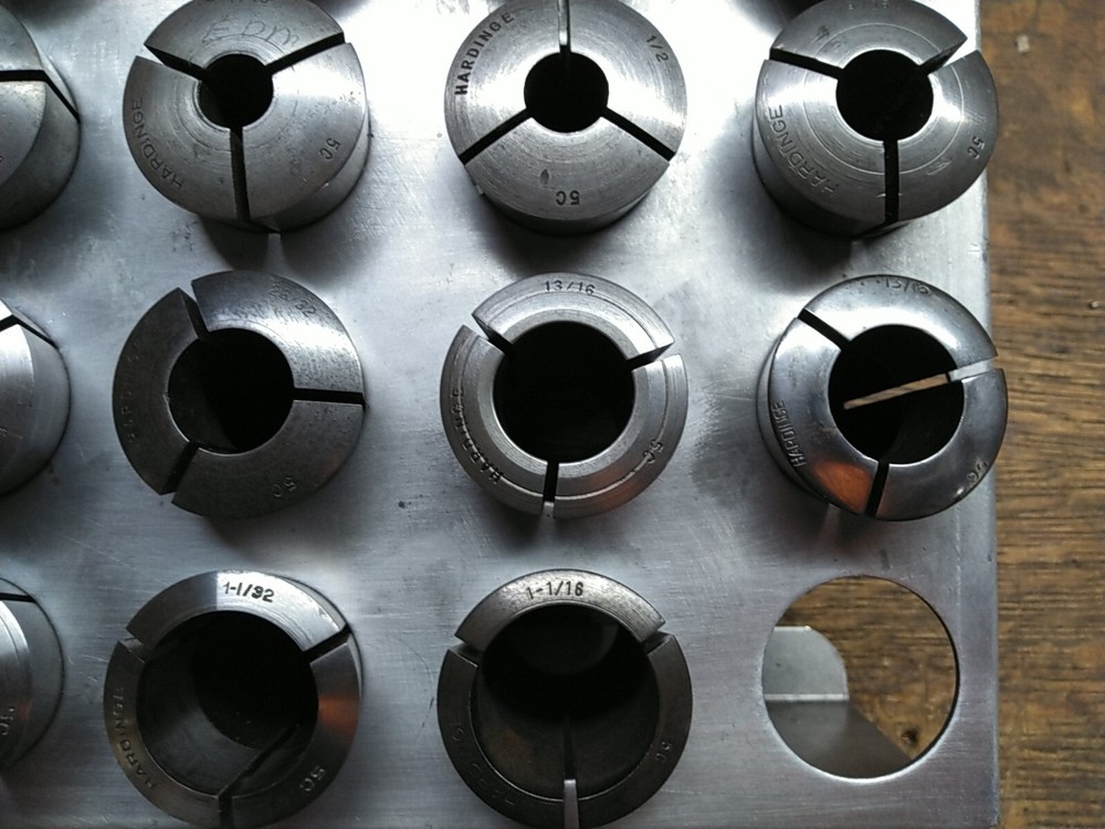 Hardinge 5c Round Collet External Threads, NO internal threads; Various sizes
