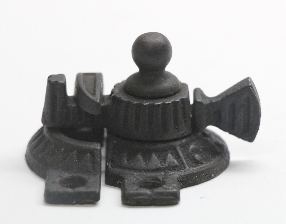 Antique Aesthetic Black Cast Iron Window Lock