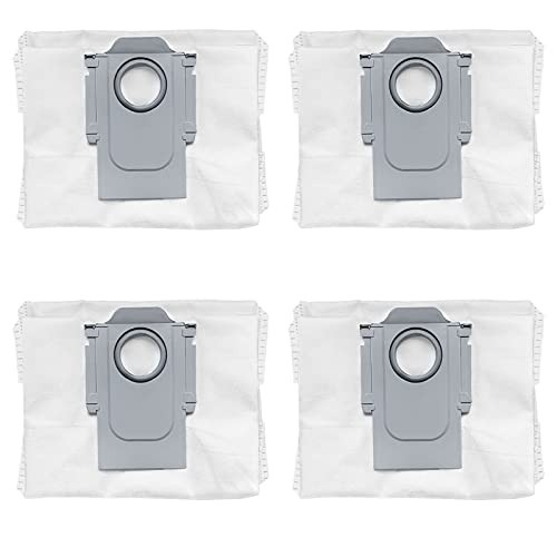 4 Pack Replacement Compatible for Roborock Q5 Robot Vacuum Self-Empty Dust Bag
