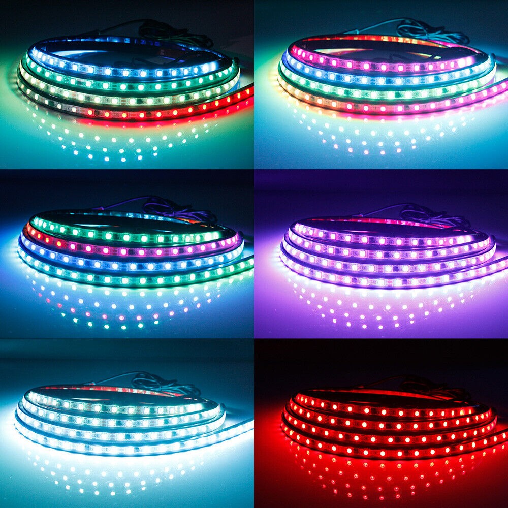 6PCS LED Underglow Underbody Neon Light Strip Chasing 12V-80V For EPIC E40 E40L