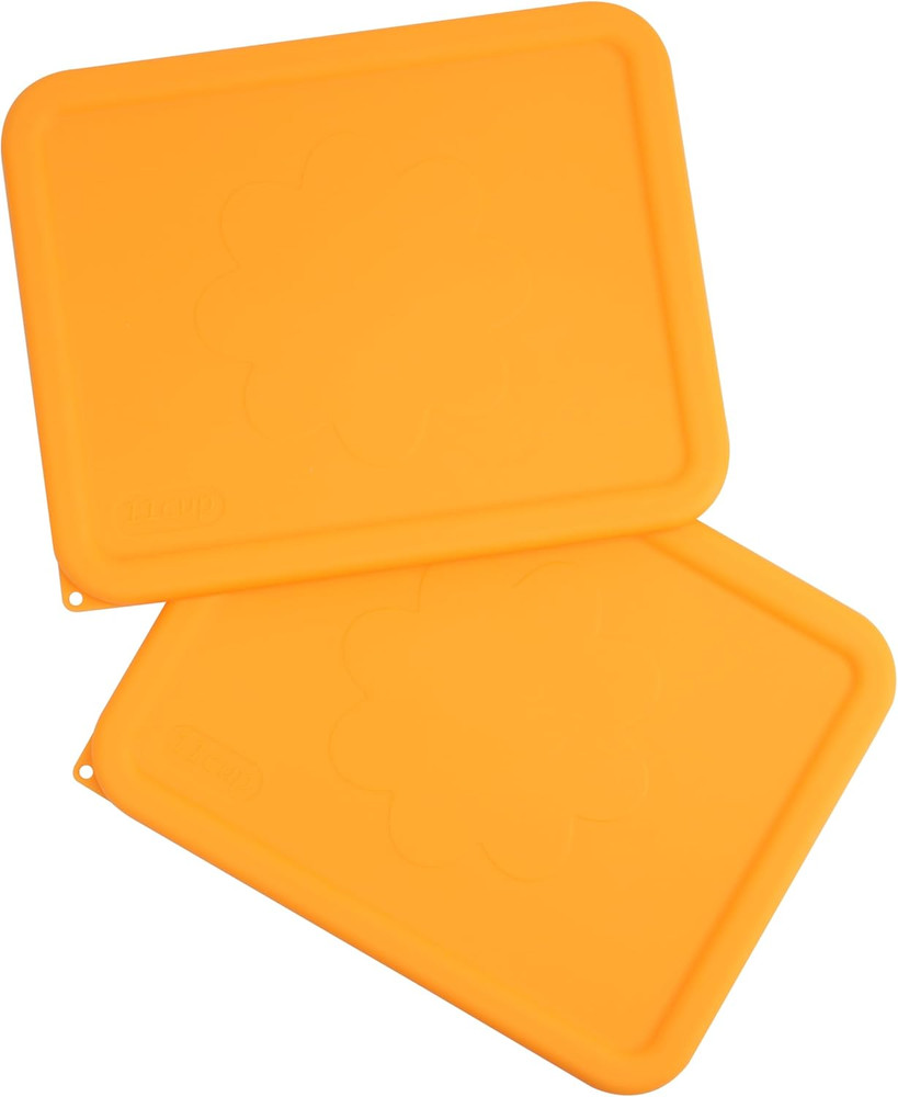 11 Cup Rectangle Silicone Storage Cover Lids Replacement for Anchor Hocking Glas