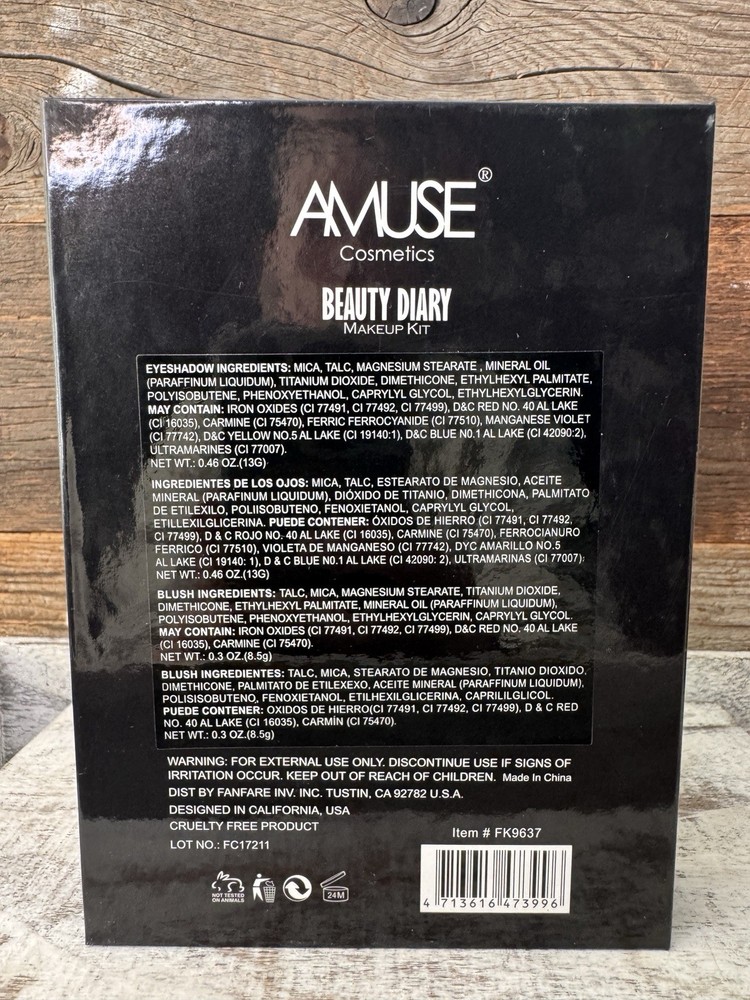 Amuse Cosmetics Beauty Diary Makeup Kit | Neutrals Palette