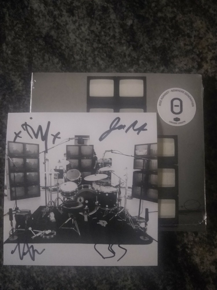 Autographed Nowhere Generation By Rise Against CD signed