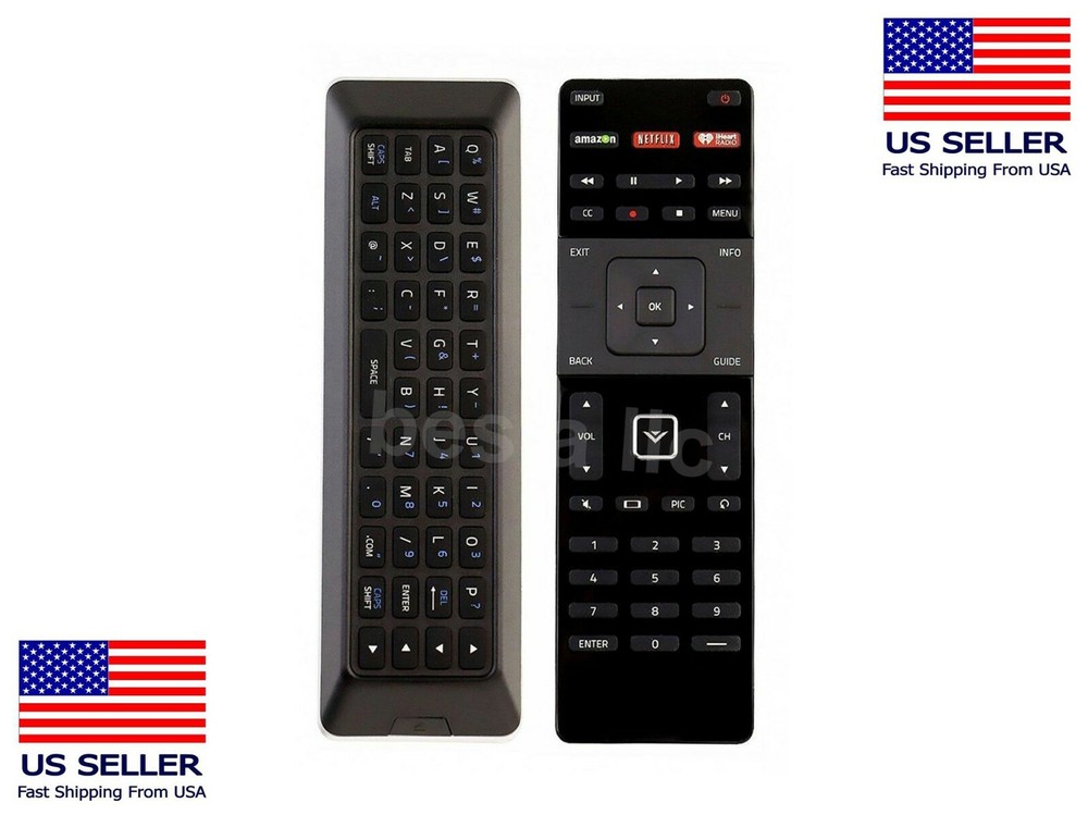 New VIZIO Smart XRT500 LED remote Control Replacement with keyboard