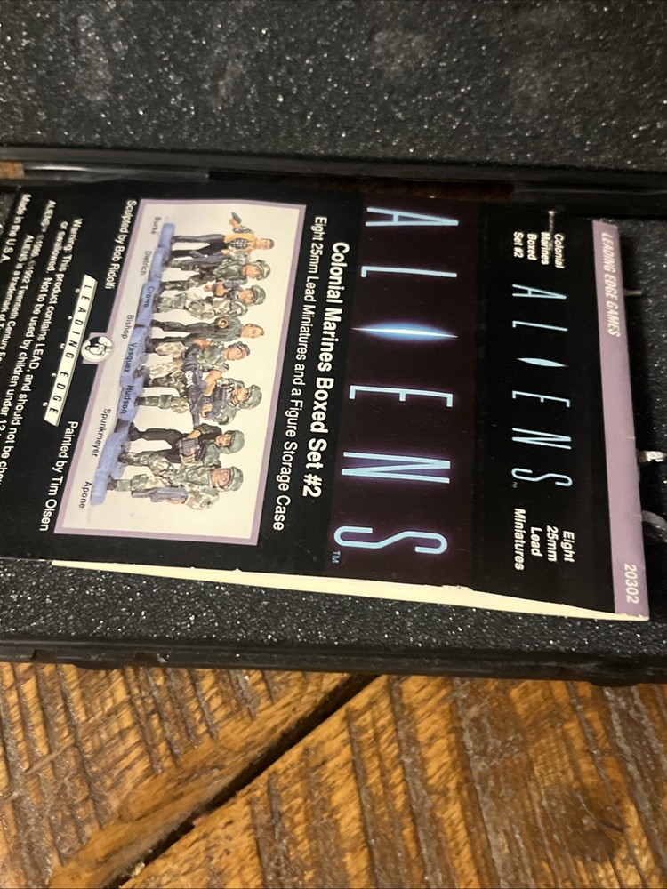 Leading Edge Aliens Mini Colonial Marines Boxed Set #2 Open Box Unpainted