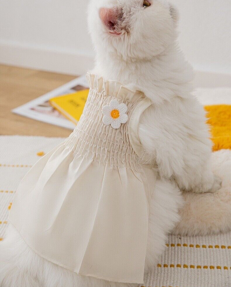 Cat spring summer floral cute cool vest
