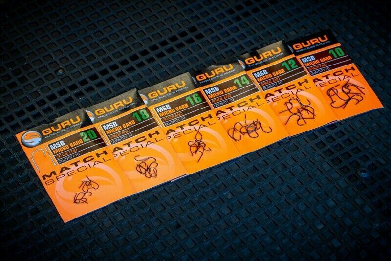 Guru Match Special Barbed Hooks - All Sizes Available
