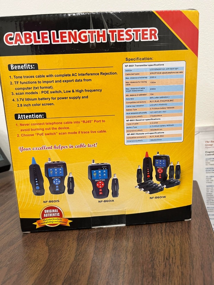 Cable Length Tester - NF-8601