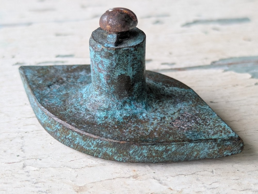 1967 "Antico" Eye by Jerome & Evelyn Ackerman Hand-cast Solid Brass Pull