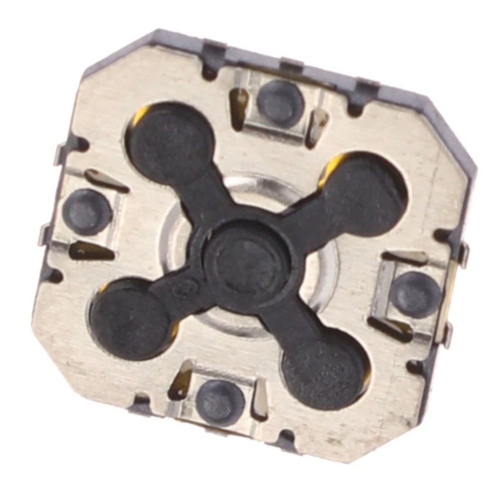 TT5 5-Way Directional Switch 10x10x1.55mm for User Interface Panels Black