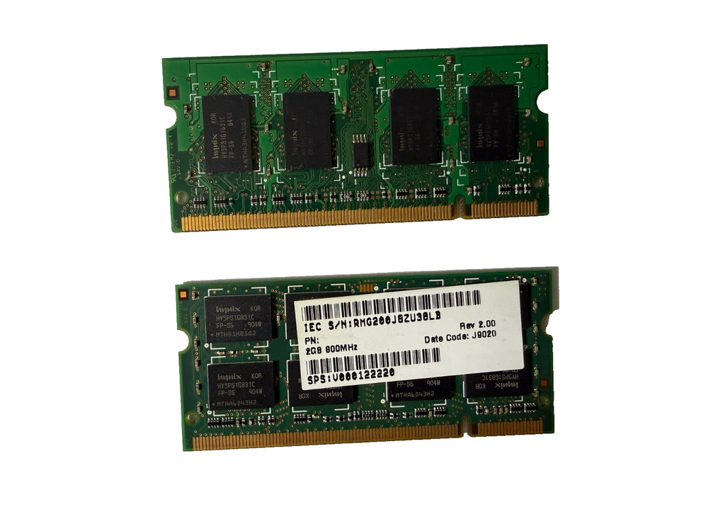Set of 2 HYNIX Ram Memory (3GBTotal)