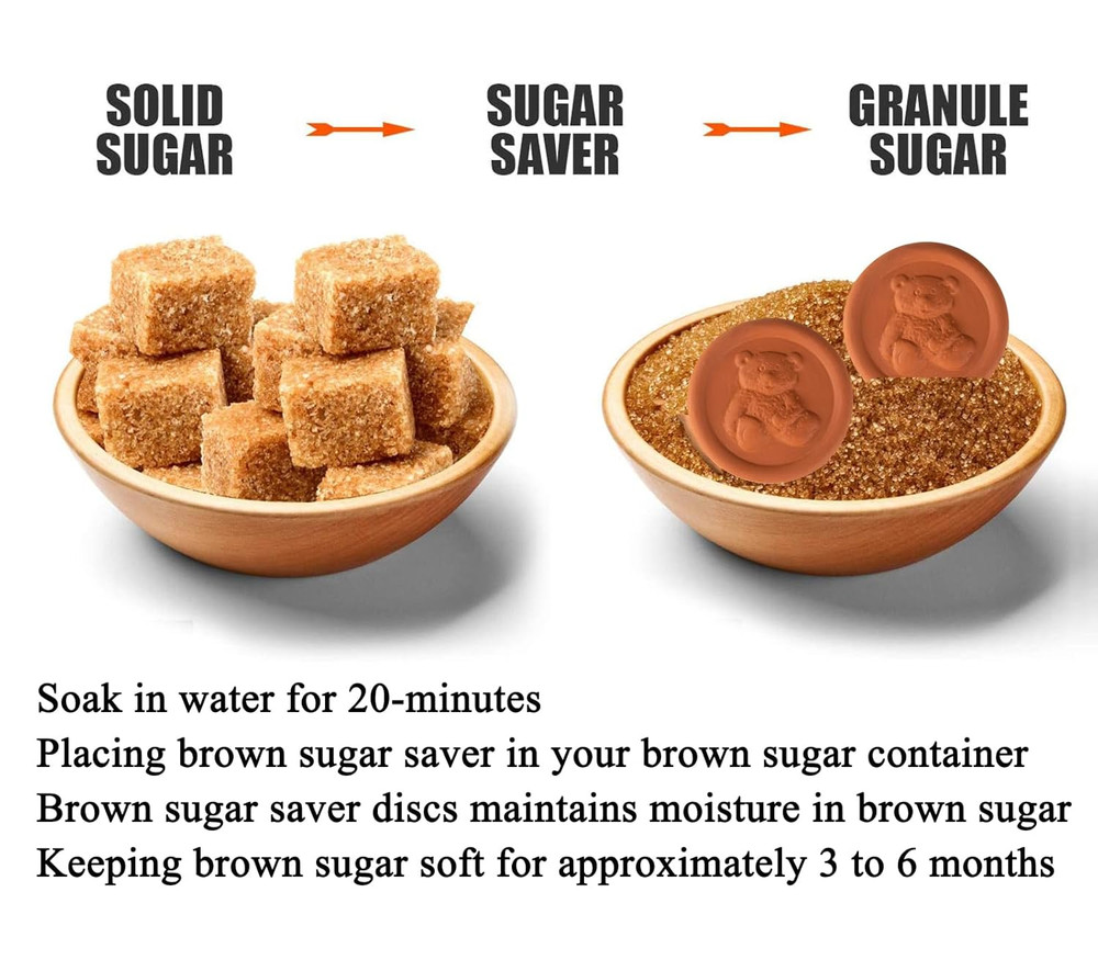 Brown Sugar Saver Discs Terra Cotta Brown Sugar Saver Disc Keeps Brown Sugar Sof