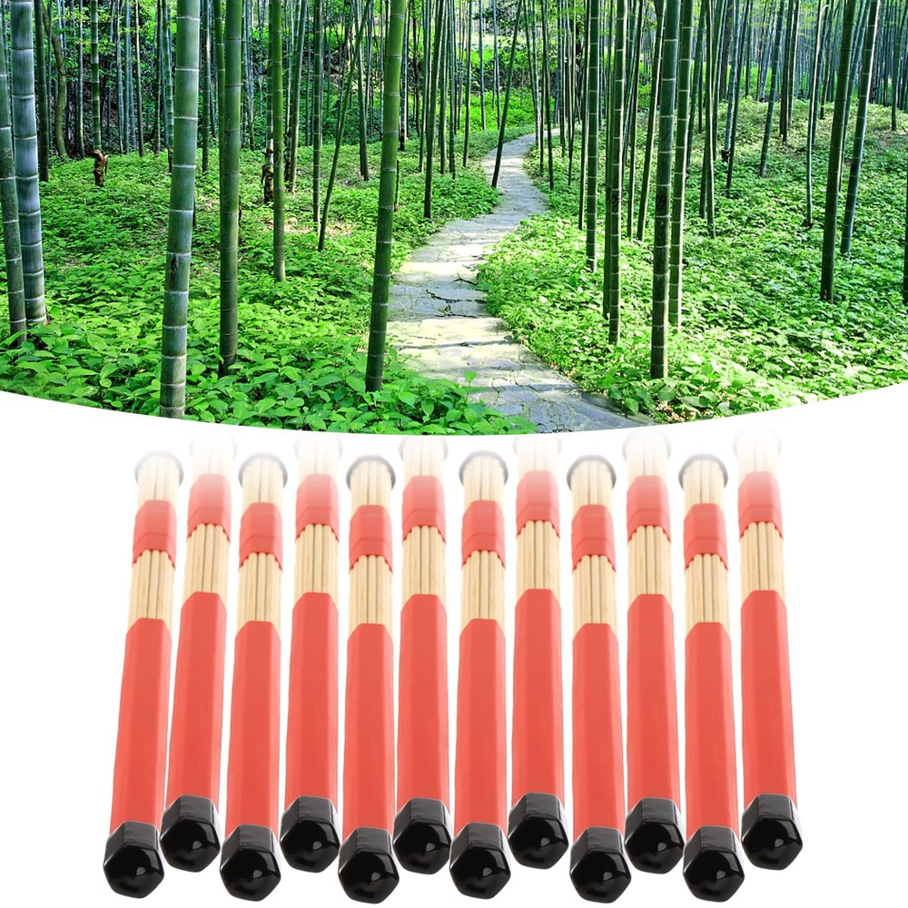 Bamboo Bundle Drumsticks 16 in 3 Pair 5A Jazz Drum Sticks Percussion