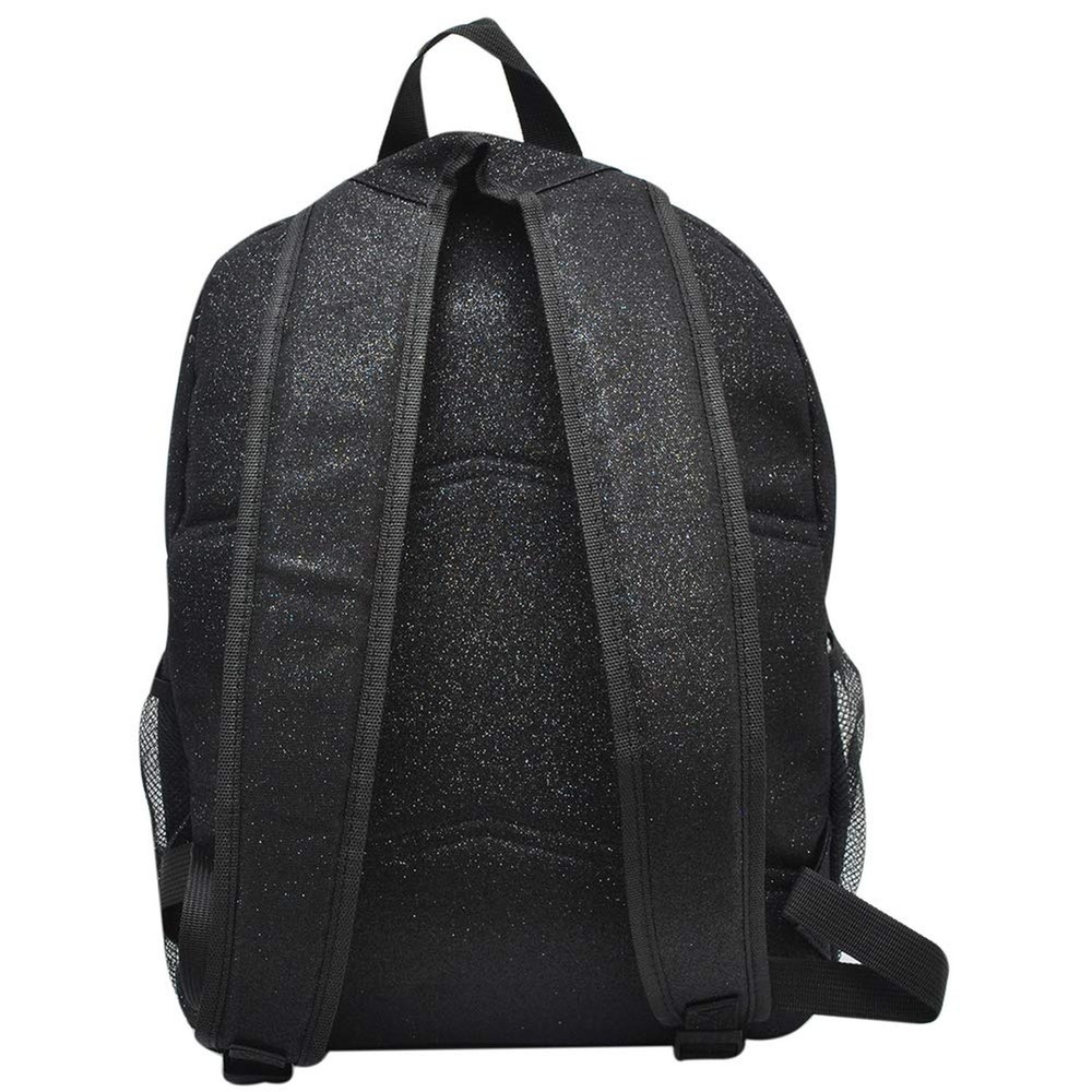 NGIL Canvas School Backpack (Glitter-Black) Glitter-black