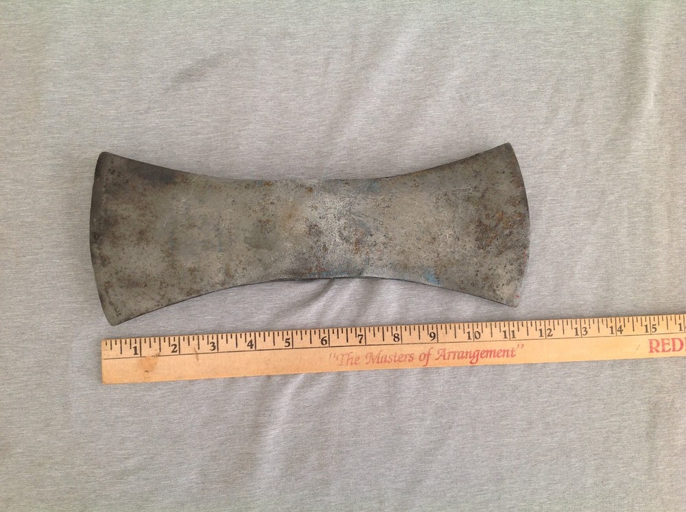 Vintage 3 1/2 Double Bit Axe Head