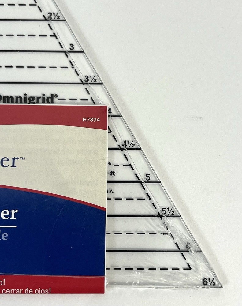 Fons & Porter Pyramid Ruler #R7894 60-Degree Pyramid