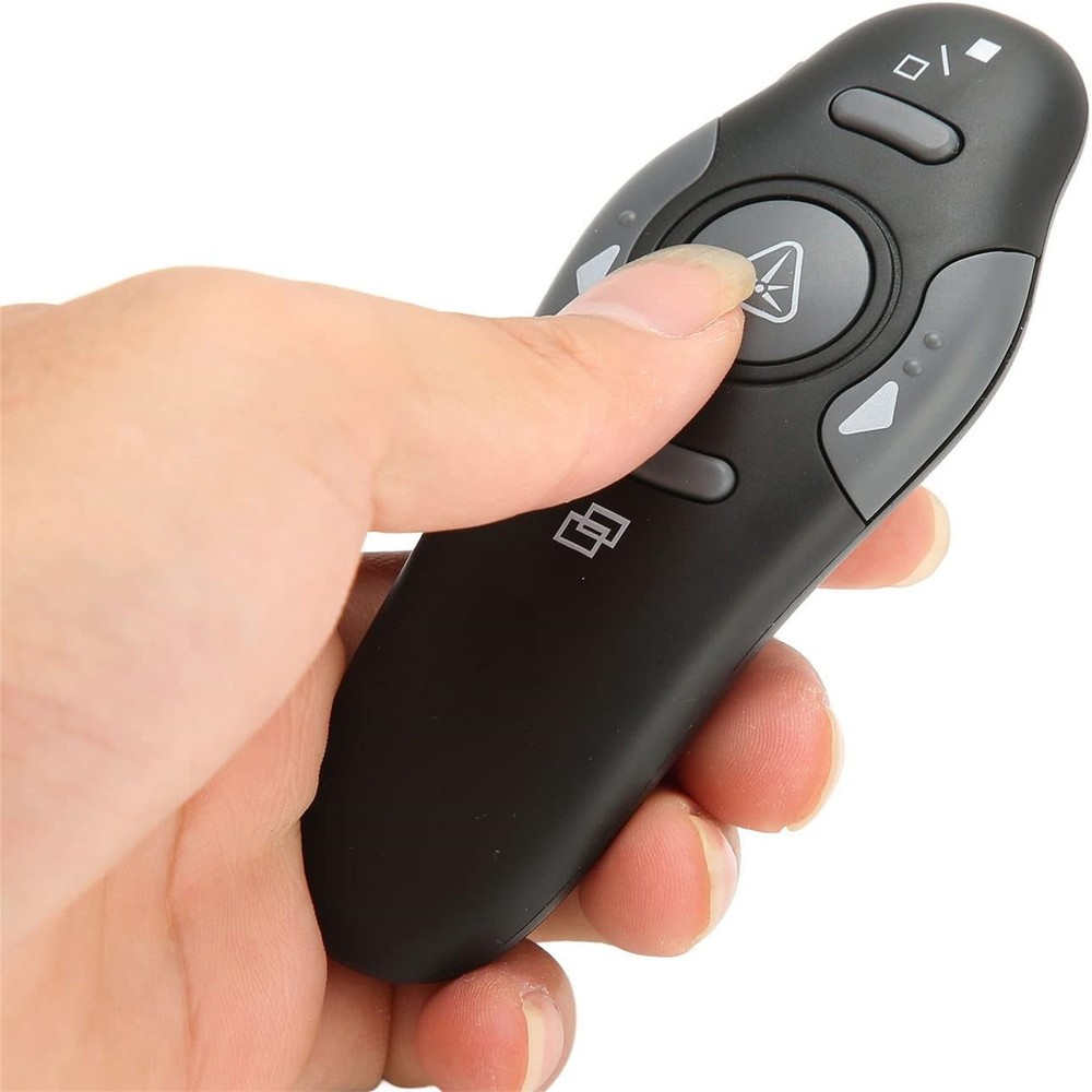 2.4GHz USB Wireless Presenter PPT Remote Laser Pointer For Laptop Mac,Computer