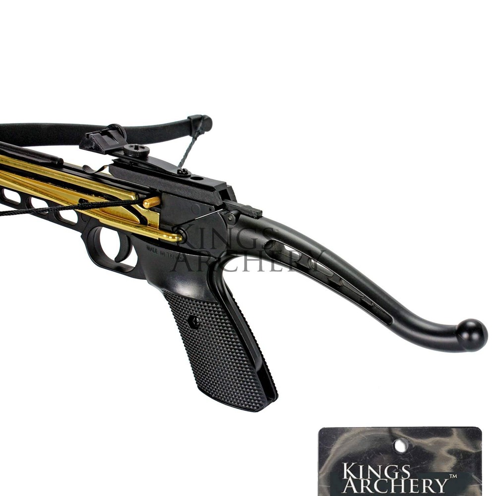 Self-Cocking Crossbow Bundle with Adjustable Sights, Spare Crossbow String an...
