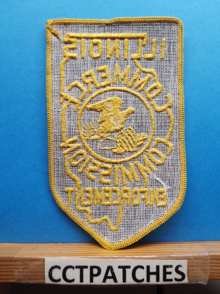 ILLINOIS COMMISSION ENFORCEMENT POLICE SHOULDER PATCH IL