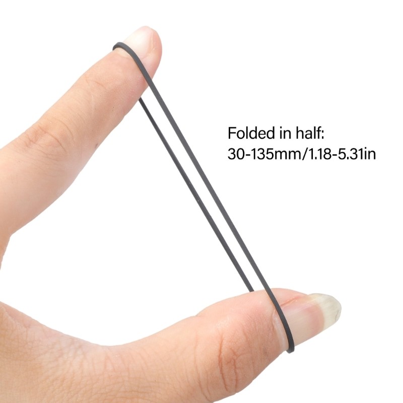 Replacement Recorder Rubber Belts Set 1.2mm Width For Tape Decks And Recorders